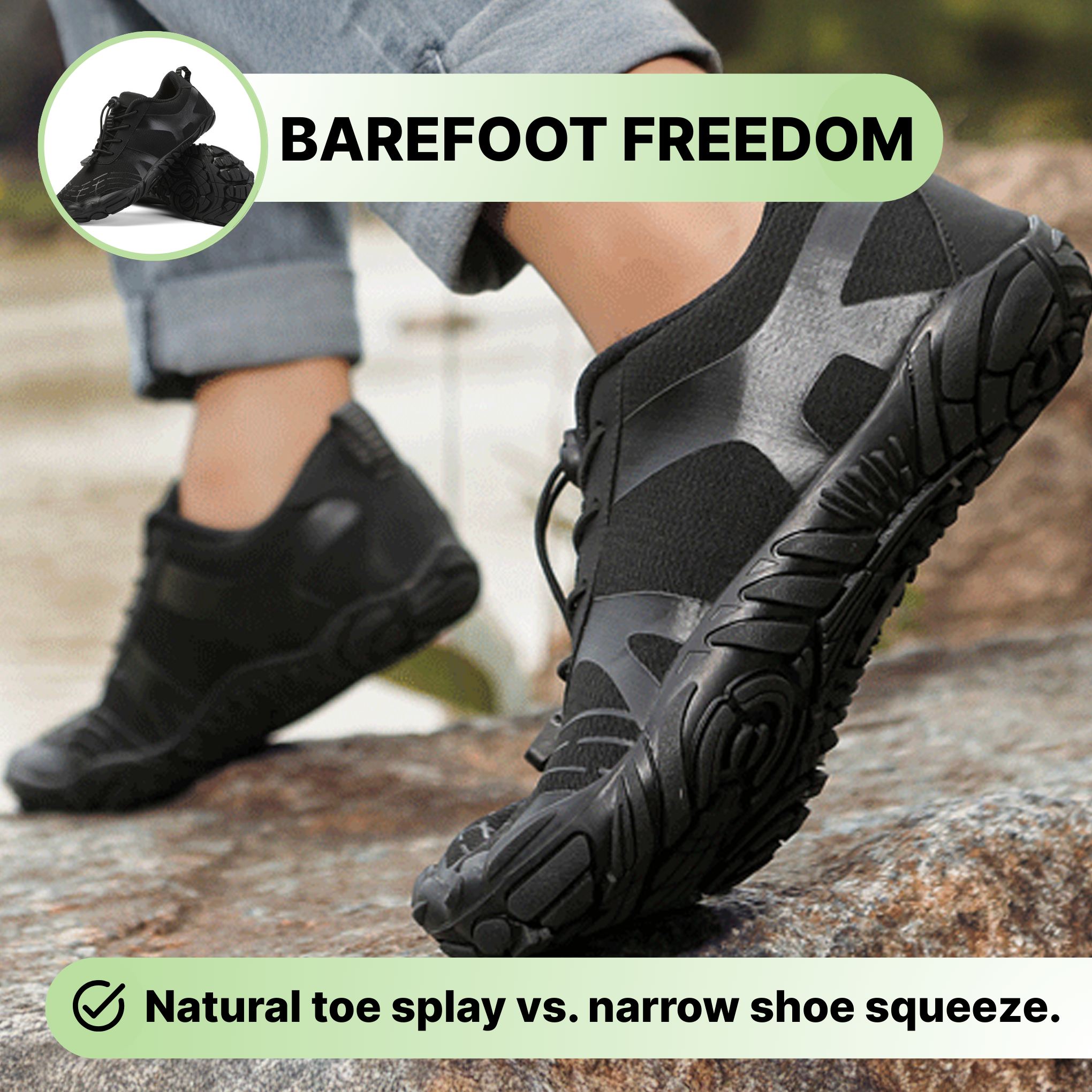 Brava – Multi-Terrain Barefoot Shoes (Unisex)