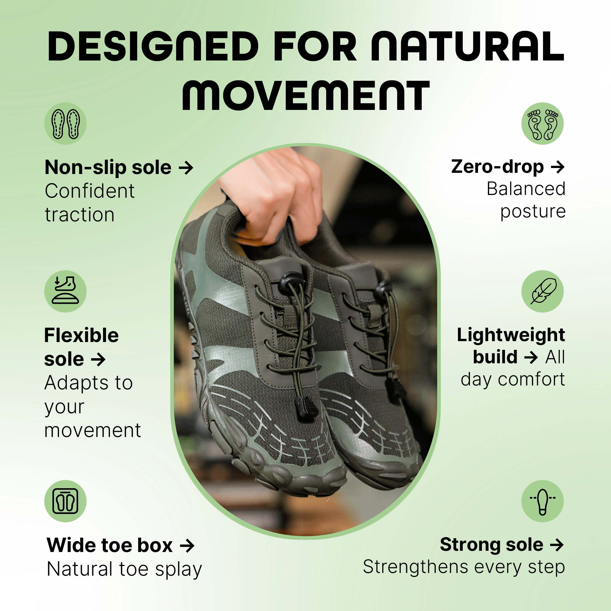 Brava – Multi-Terrain Barefoot Shoes (Unisex)