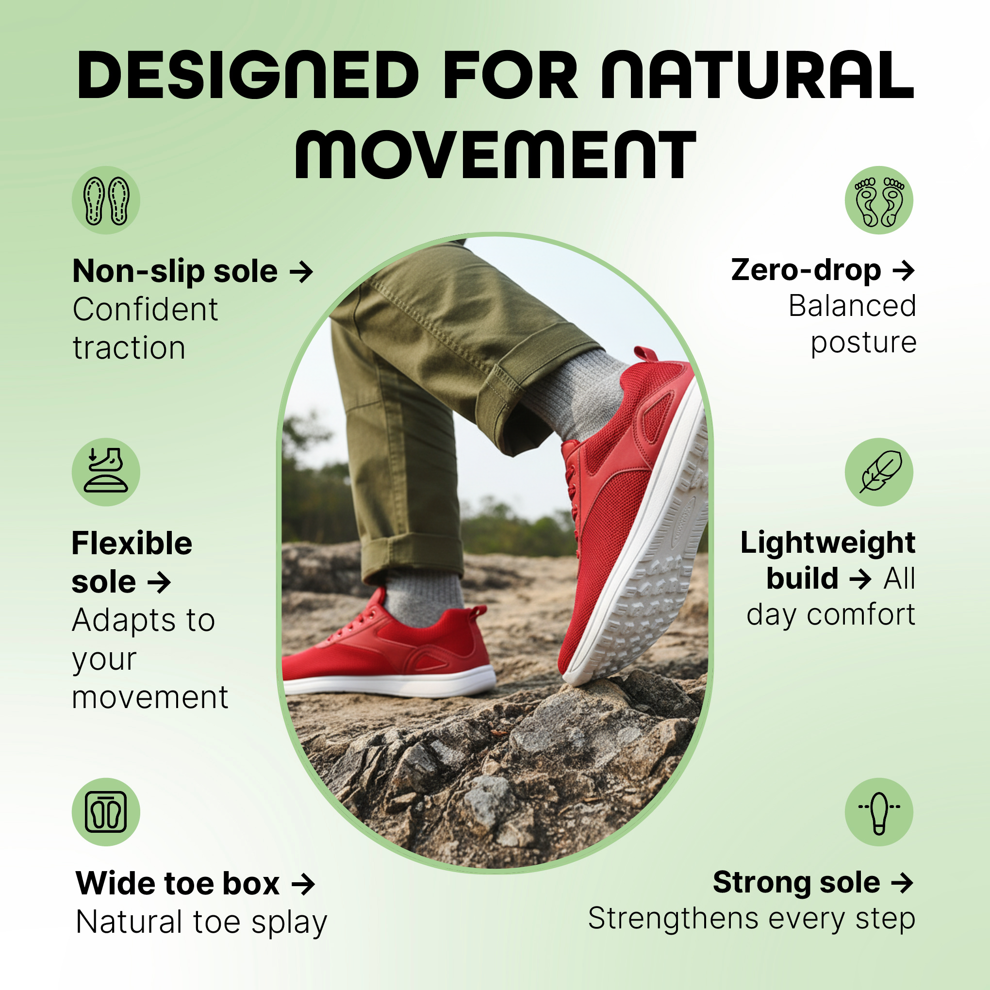 Eloran – Flexible Walking Barefoot Shoes (Unisex)