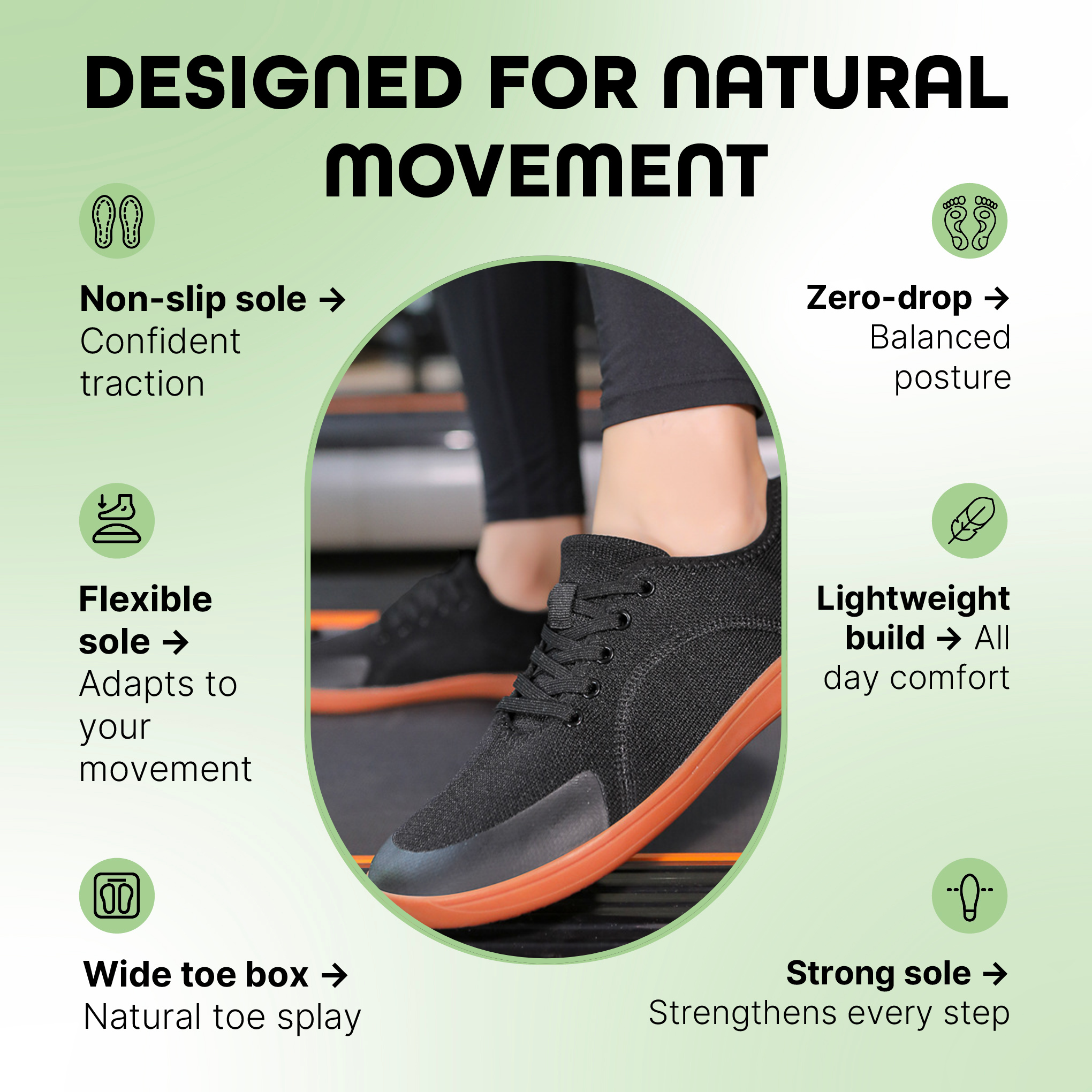 Casaro – Breathable Design & Everyday Freedom Barefoot Shoe (Unisex)