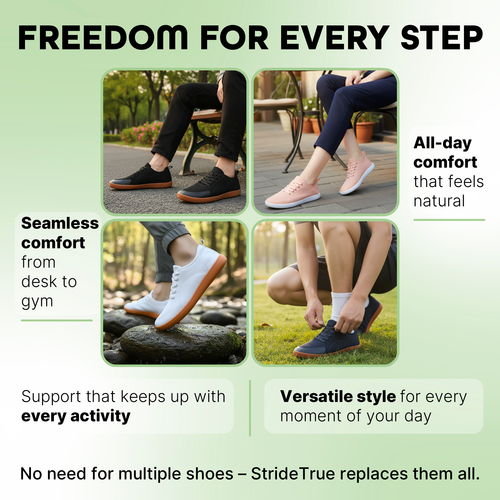 Casaro – Breathable Design & Everyday Freedom Barefoot Shoe (Unisex)