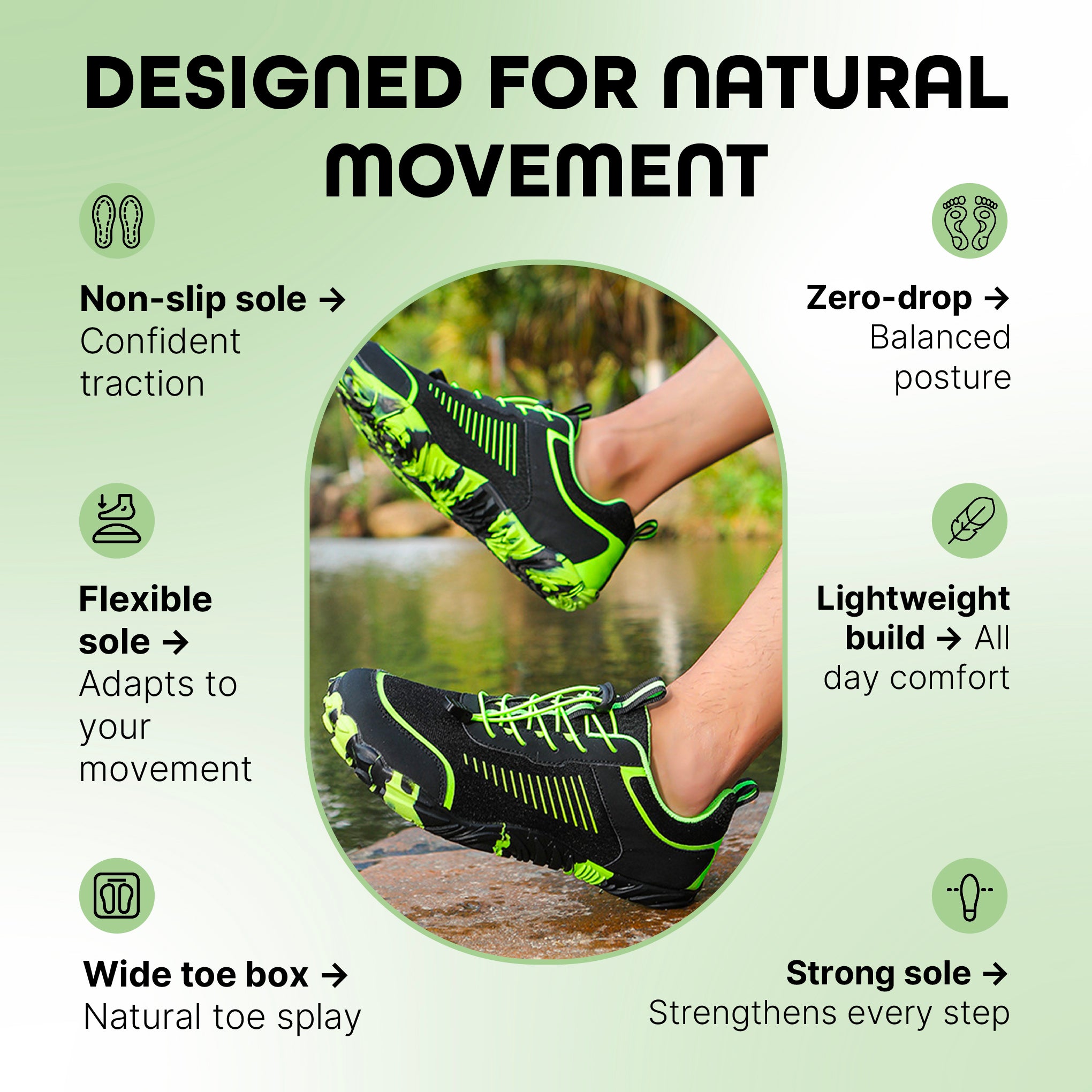 Arven – All-Terrain & Durable Barefoot Shoes (Unisex)